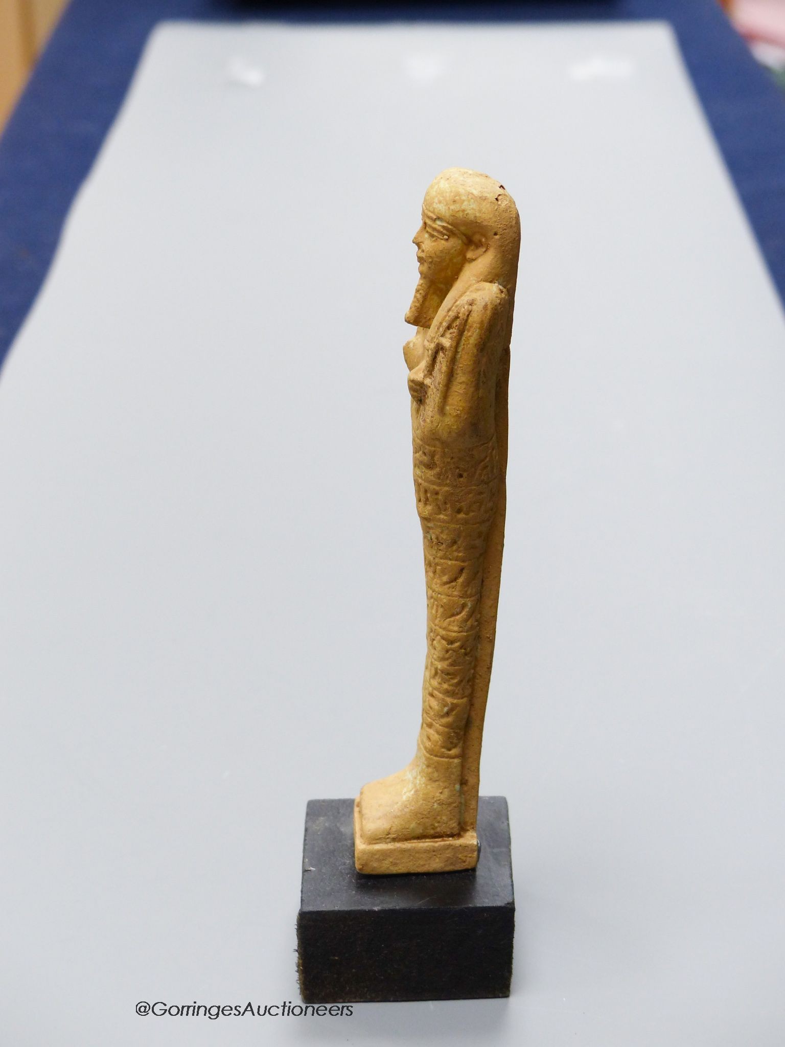 An Egyptian style ushabti, height 18cm